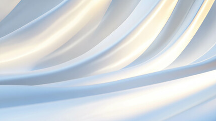 Poster - Soft light reflections on curved surface background for elegant design