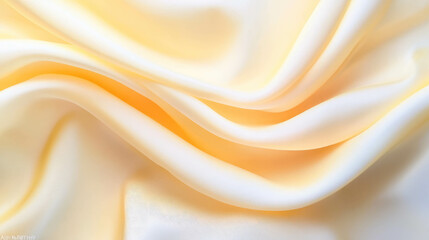 Poster - Elegant soft linen texture background with gentle wrinkles for design