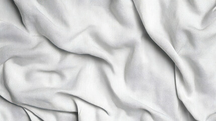 Poster - Minimalist soft linen texture with subtle wrinkles for design backgrounds