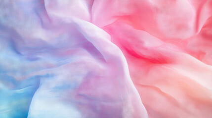 Poster - Soft pastel cotton texture with subtle gradient for design and decoration