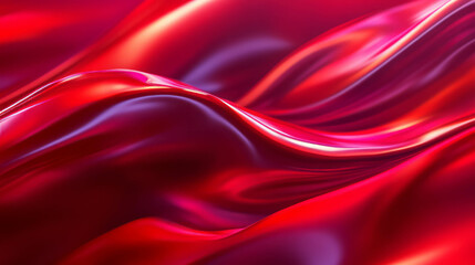 Poster - Luxurious flowing silk ribbons background for elegant textures and designs