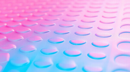 Fototapete - Soft textured rubber mat in gradient pink and blue background for design