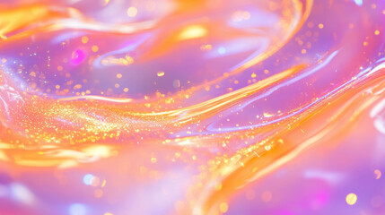 Poster - Magical background with sparkling fairy dust and swirling colors for creative design