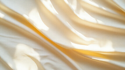 Poster - Elegant fabric with subtle dotted line pattern and flowing texture for design projects
