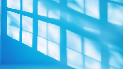 Poster - Translucent glass panels casting soft light in abstract geometric pattern