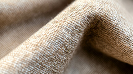 Poster - Detailed canvas texture with folded corners for creative background or art projects