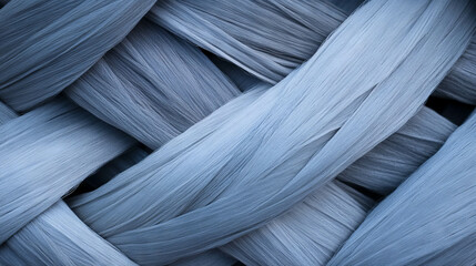 Poster - Intricate blue woven canvas texture for artistic and design projects