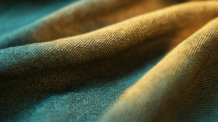 Poster - Artistic canvas with textured fabric overlay for creative design projects