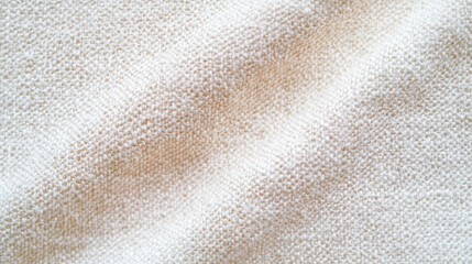 Poster - Canvas fabric texture with subtle pattern for textile design