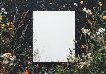 Poster - Light box sign mockup in a blank rectangle format with copy space