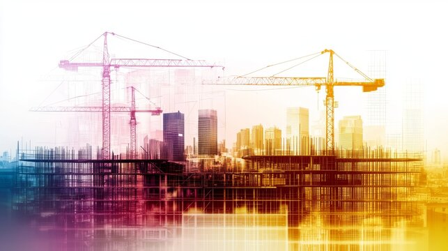 The Cityscape is Under Construction as a Digital Network of Growth