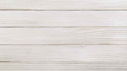 Poster - Close-up of clean, white wooden planks with visible texture, showcasing a natural, rustic design, symbolizing simplicity, purity, and natural materials.