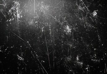 Poster - Abstract dark textured background with scratches and scuffs, grunge illustration for artistic or design purposes, perfect for vintage or modern aesthetics