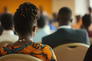 people sitting at a seminar