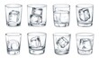 © Nurin - Ice Cubes in Glasses Display