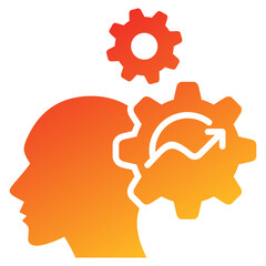 Poster - Organizational Glyph Gradient Icon