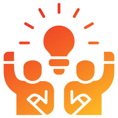 Poster - Active  Glyph Gradient Icon