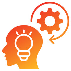 Poster - Innovation Glyph Gradient Icon