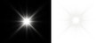 © Fedir - PNG gold star light sparkle, White glow light effect. Starlight sparkle. Light flare effect shine glow. Light PNG. Glowing design elements