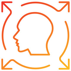 Poster - Flexibility Line Gradient Icon