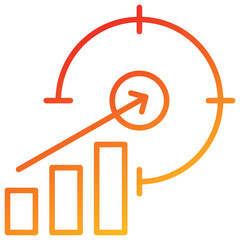 Poster - Goal Line Gradient Icon