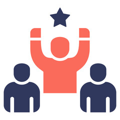 Poster - Team Leadership Mixed Icon