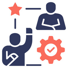 Aufkleber - Mentoring Mixed Icon