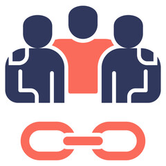Poster - Relationship Building Mixed Icon