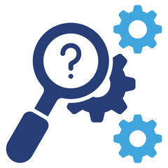 Poster - Analysis Find Two Color Icon