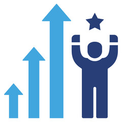 Poster - Personal Growth Two Color Icon