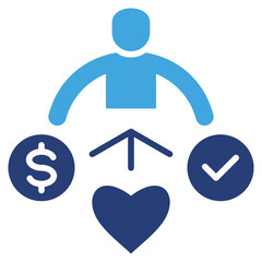 Poster - Resourceful Two Color Icon