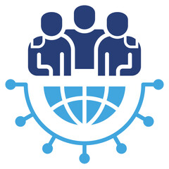 Poster - Cultural Sensitivity Two Color Icon