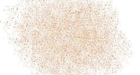 Wall Mural - gold dust particles on transparent background