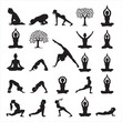 © Abdur Razzak ID: #52 - set vector various style yoga silhouettes