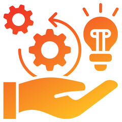 Poster - Innovate Glyph Gradient Icon