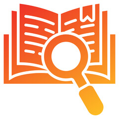 Poster - Observation Glyph Gradient Icon