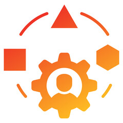 Poster - Adaptive Glyph Gradient Icon