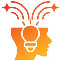 Poster - Creativity Glyph Gradient Icon
