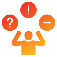 Poster - Issue Glyph Gradient Icon