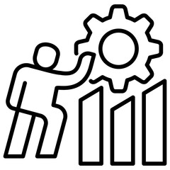 Poster - Challenge Line Icon