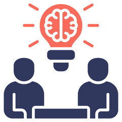 Poster - Brainstorming Mixed Icon