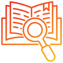 Poster - Observation Line Gradient Icon