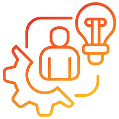 Poster - Technique Line Gradient Icon