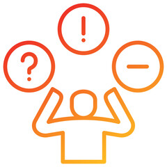 Poster - Issue Line Gradient Icon