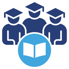 Poster - Student Two Color Icon