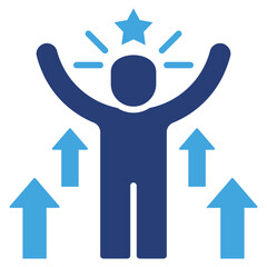 Poster - Motivation Two Color Icon