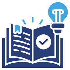 Poster - Knowledge Two Color Icon