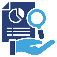 Poster - Case Study Two Color Icon