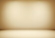 © ANUAR - Minimalist beige wall background with soft lighting ideal for product displays, presentations, or artistic installations in various settings