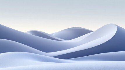 Poster - Soft and Serene Light Blue Gradient Background Transitions Smoothly from Sky Blue to Powder Blue